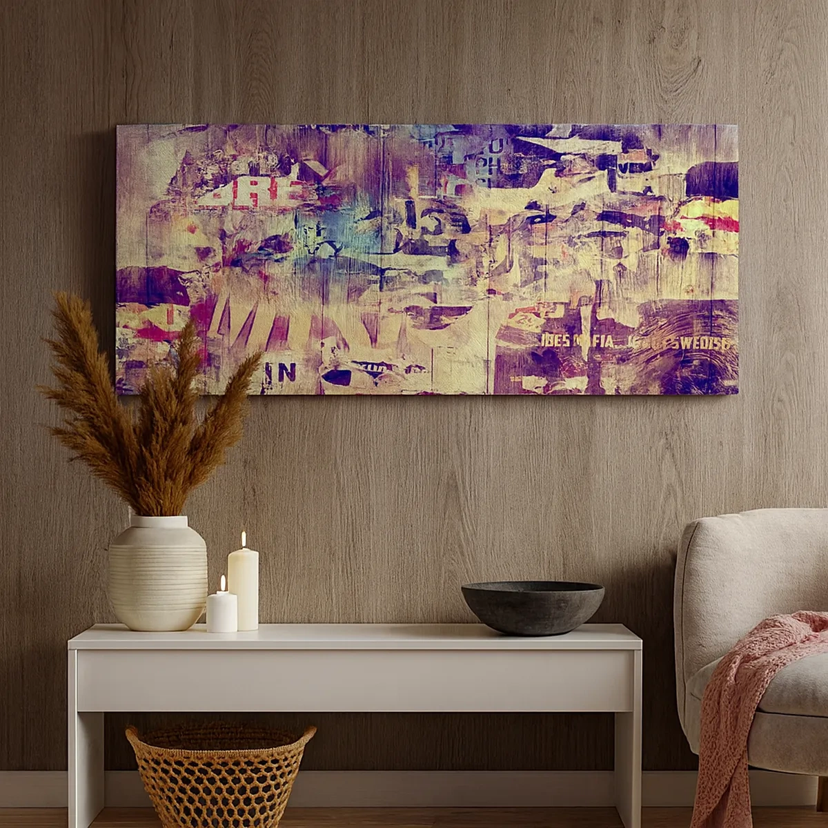 Quadro em tela - E isso é tudo o que resta - 30x30 cm