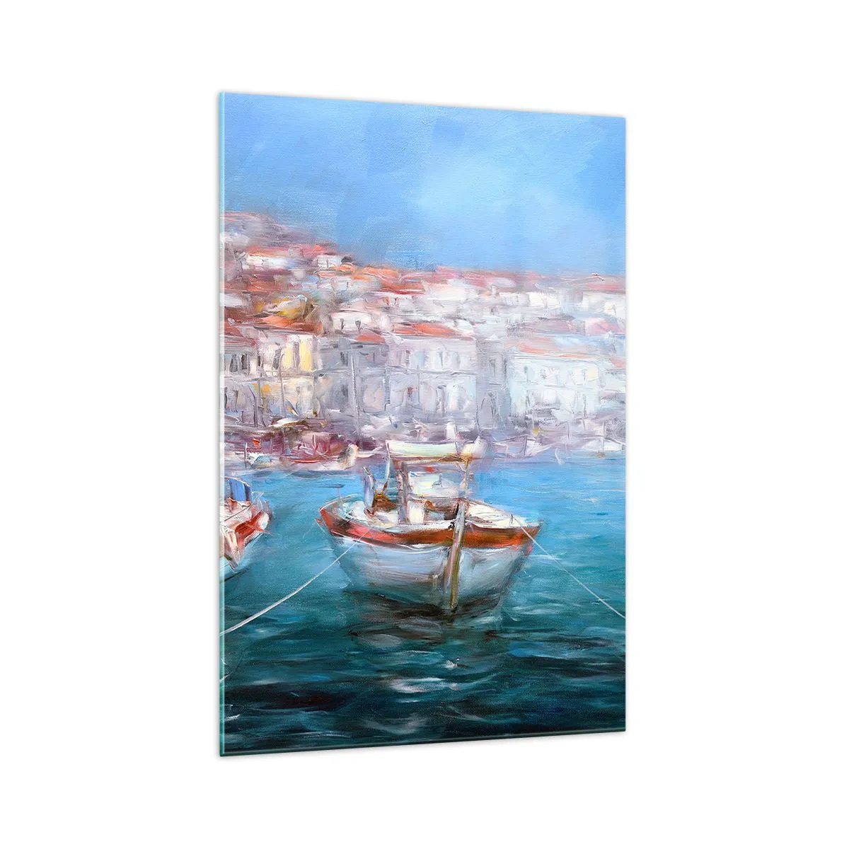 Quadro em vidro - Baía italiana - 70x100 cm