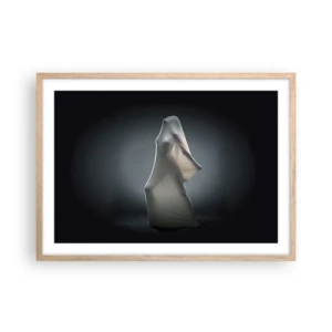 Pôster com moldura de carvalho claro - Desejos ocultos - 70x50 cm