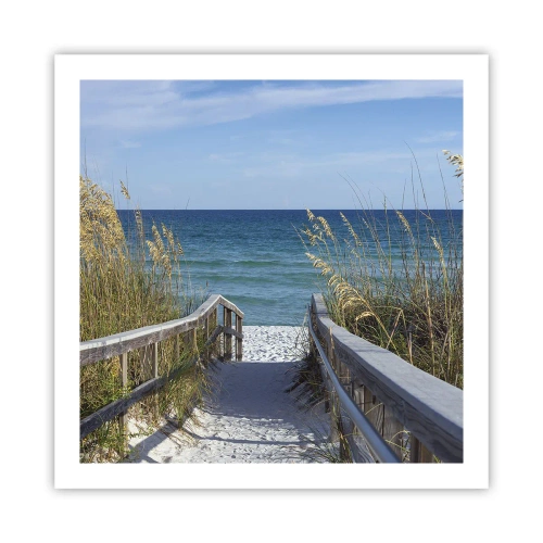 Pôster - Ao sol, ao vento - 60x60 cm