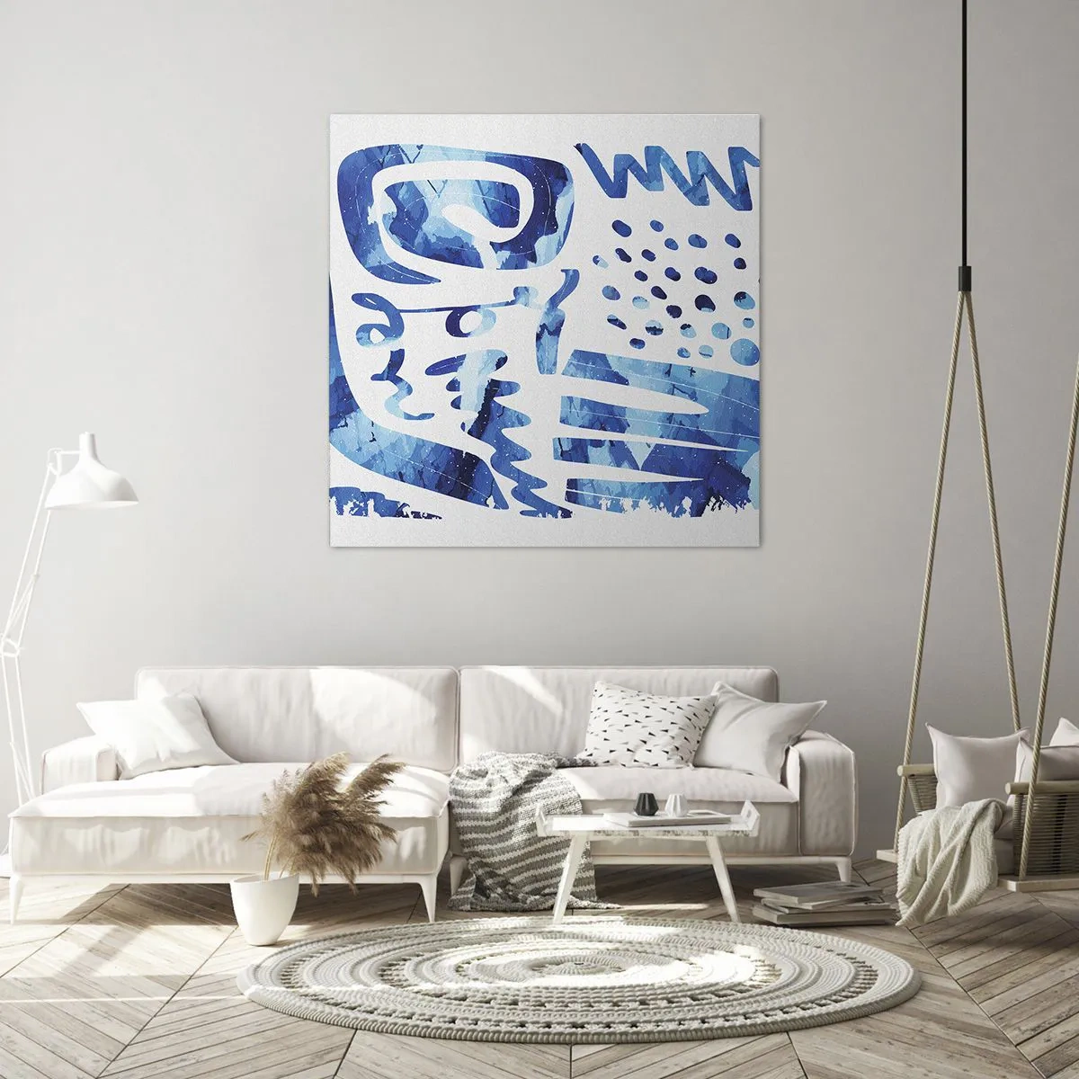 Quadro em tela - Voltar às raízes - 60x60 cm