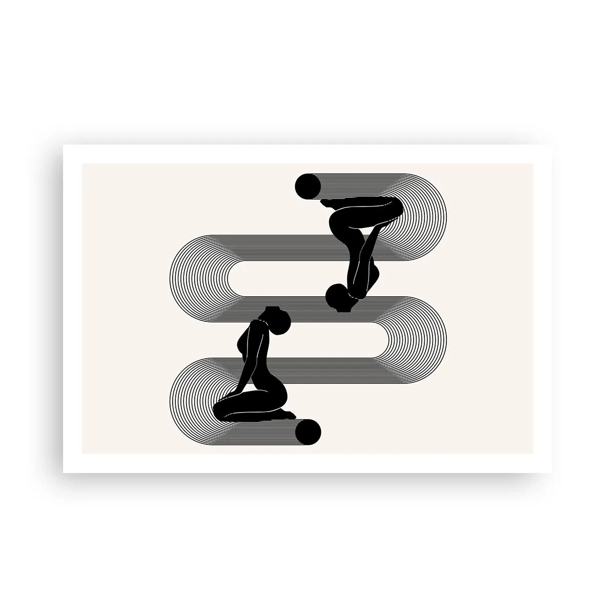 Pôster - Simetria sensual - 91x61 cm