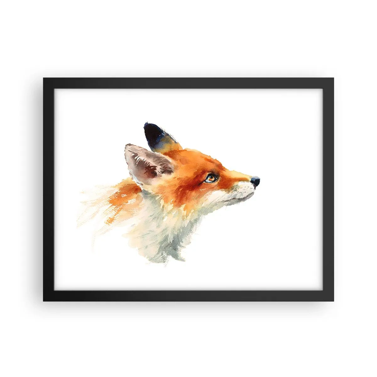 Pôster com moldura preta - Nunca é demais ter cuidado - 40x30 cm