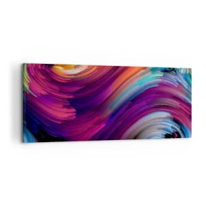 Quadro em tela - O início de um novo mundo - 120x50 cm