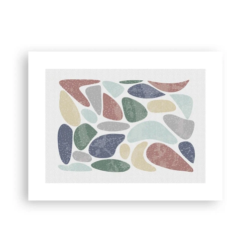 Pôster - Um mosaico de cores em pó - 40x30 cm