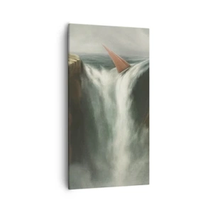 Quadro em tela - Um aviso da vida - 55x100 cm