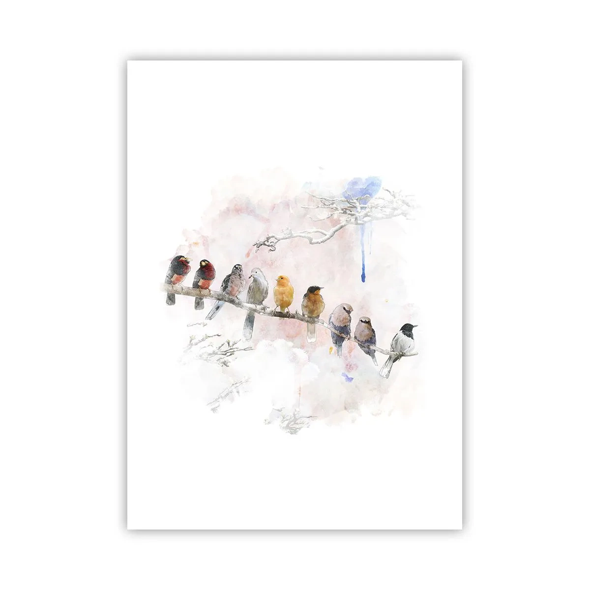 Pôster - Reunião alada - 50x70 cm