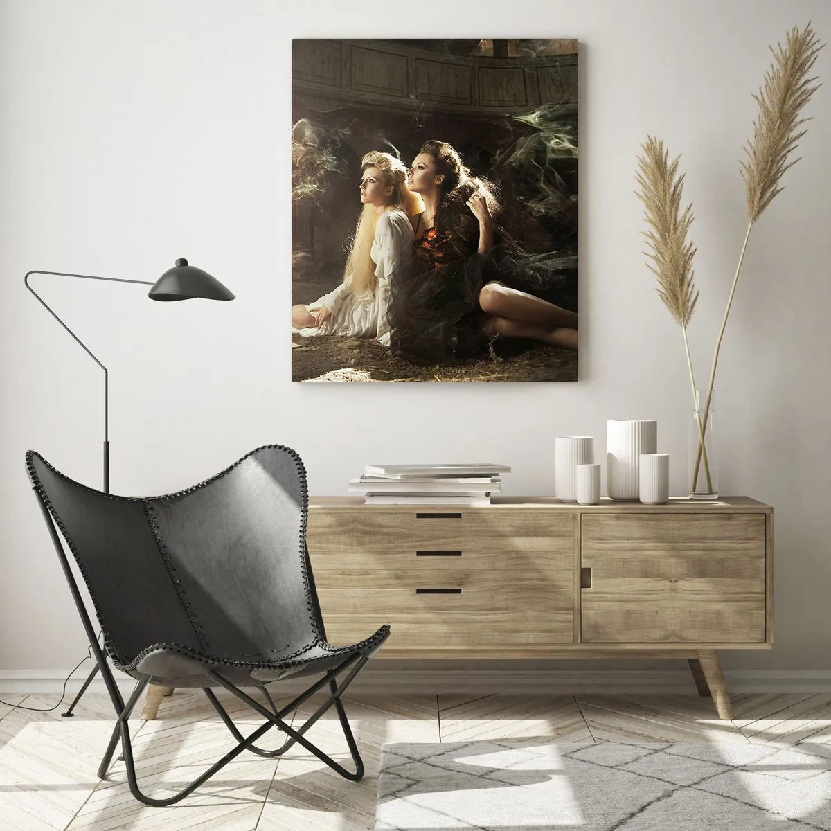 Quadro em vidro - E a poesia nasceu - 50x70 cm