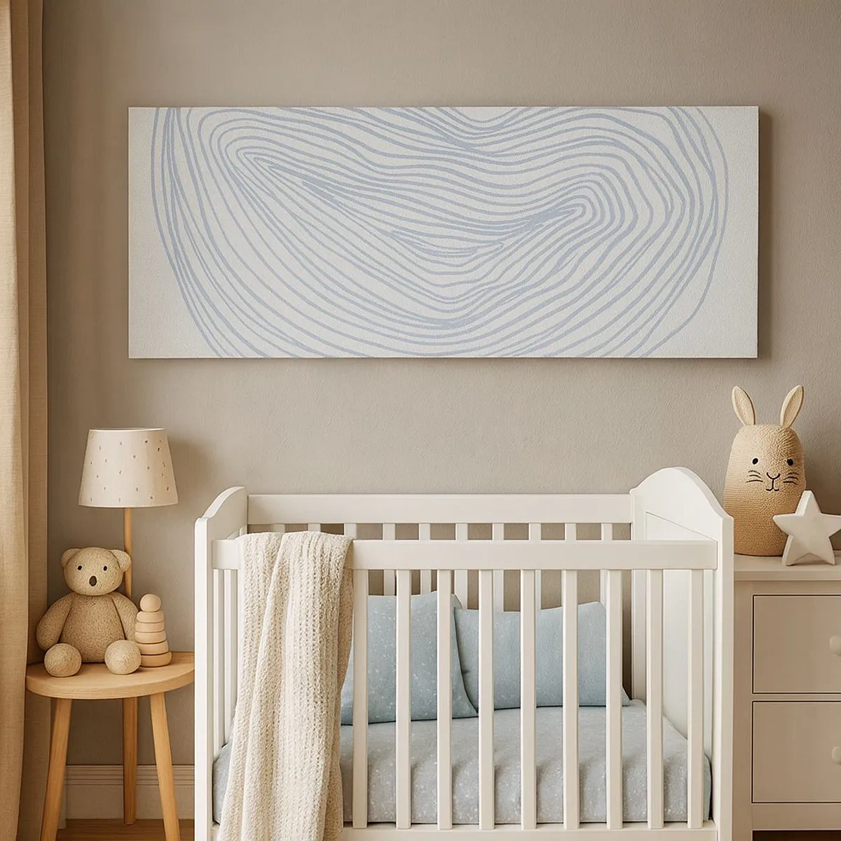 Quadro em tela - Deixe cair o sorriso - 100x40 cm