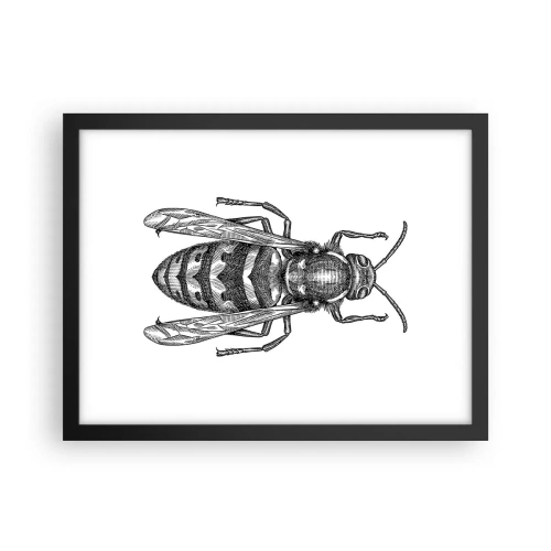 Pôster com moldura preta - De um planeta de insetos - 40x30 cm