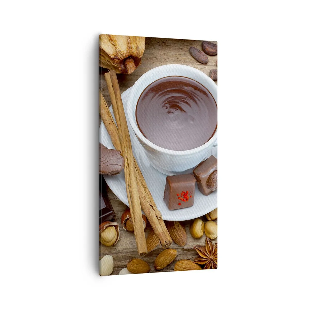 Quadro em tela - Da fábrica de chocolate de conto de fadas - 55x100 cm