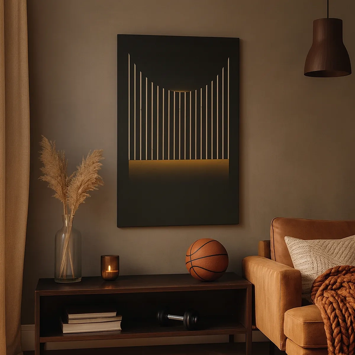 Quadro em tela - Explorar a escuridão - 50x70 cm