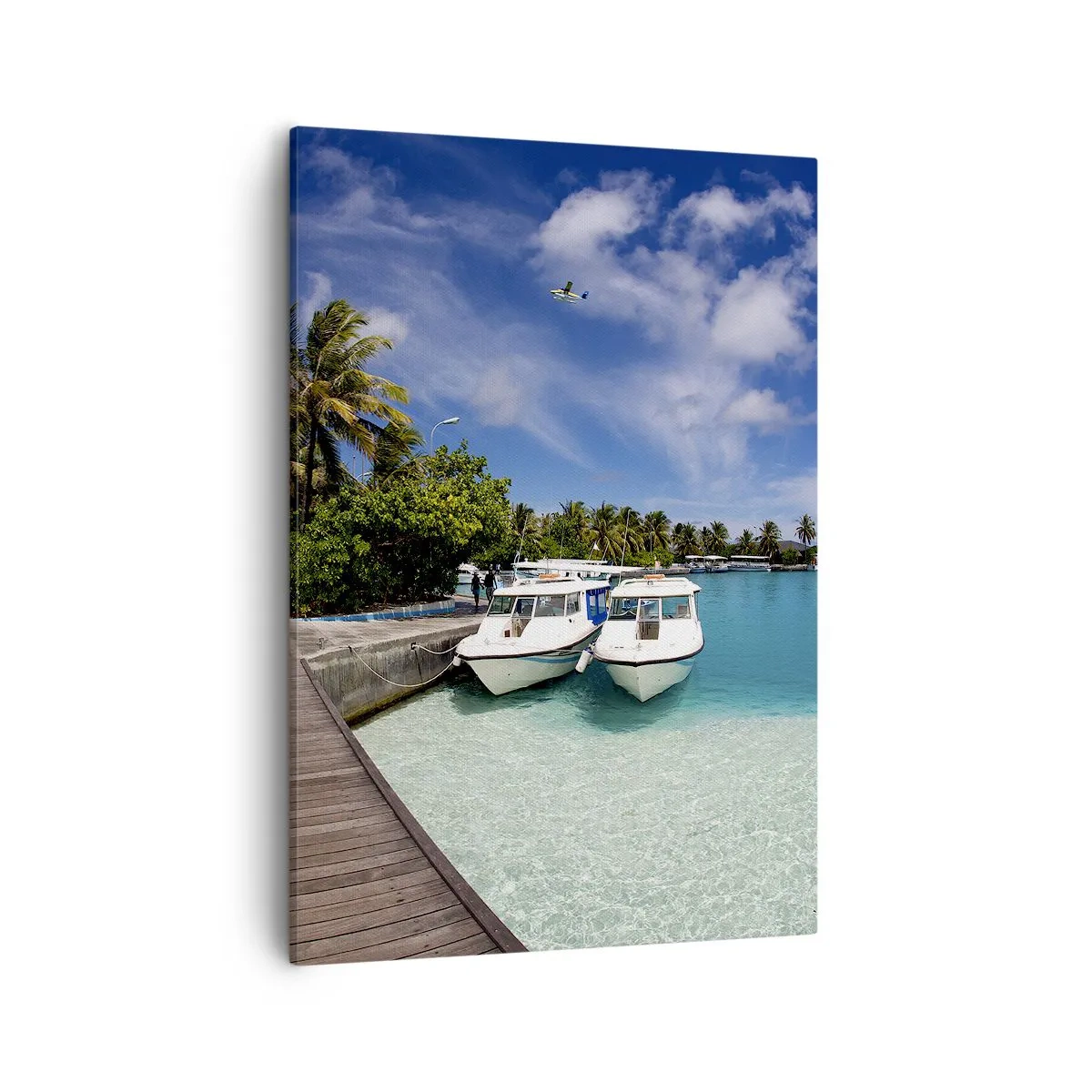 Quadro em tela - No entanto, o paraíso existe - 50x70 cm