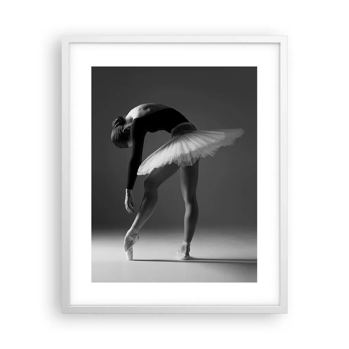 Pôster em moldura branca - Bella balerina - 40x50 cm