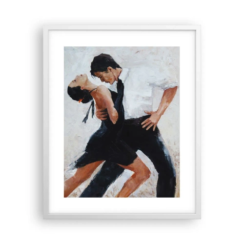 Pôster em moldura branca - O tango dos meus sonhos  - 40x50 cm