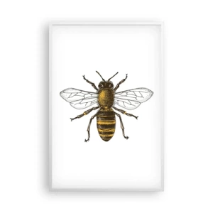 Pôster em moldura branca - Linda e boa - 61x91 cm