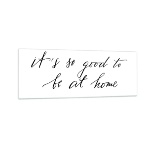 Quadro em vidro - Toda a verdade - 140x50 cm