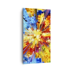 Quadro em tela - In medias res - 55x100 cm