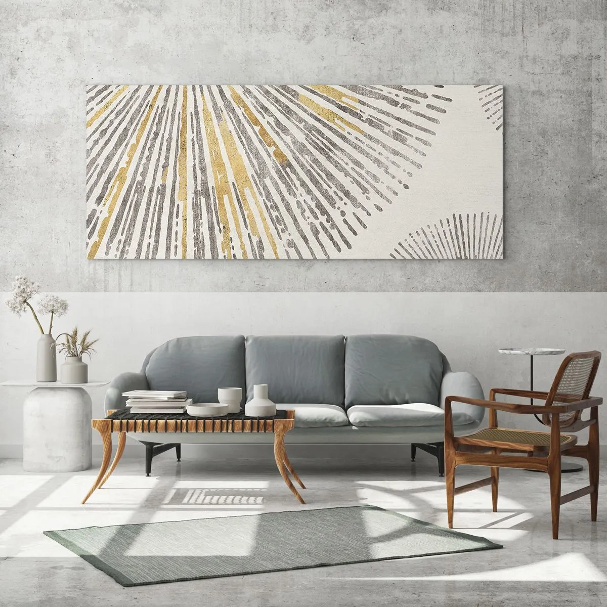 Quadro em vidro - A beleza do raio - 120x50 cm