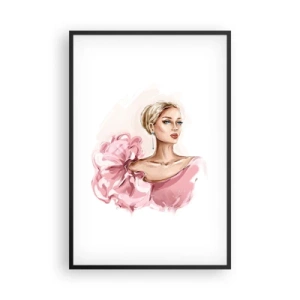 Pôster com moldura preta - Parece pintada... - 61x91 cm