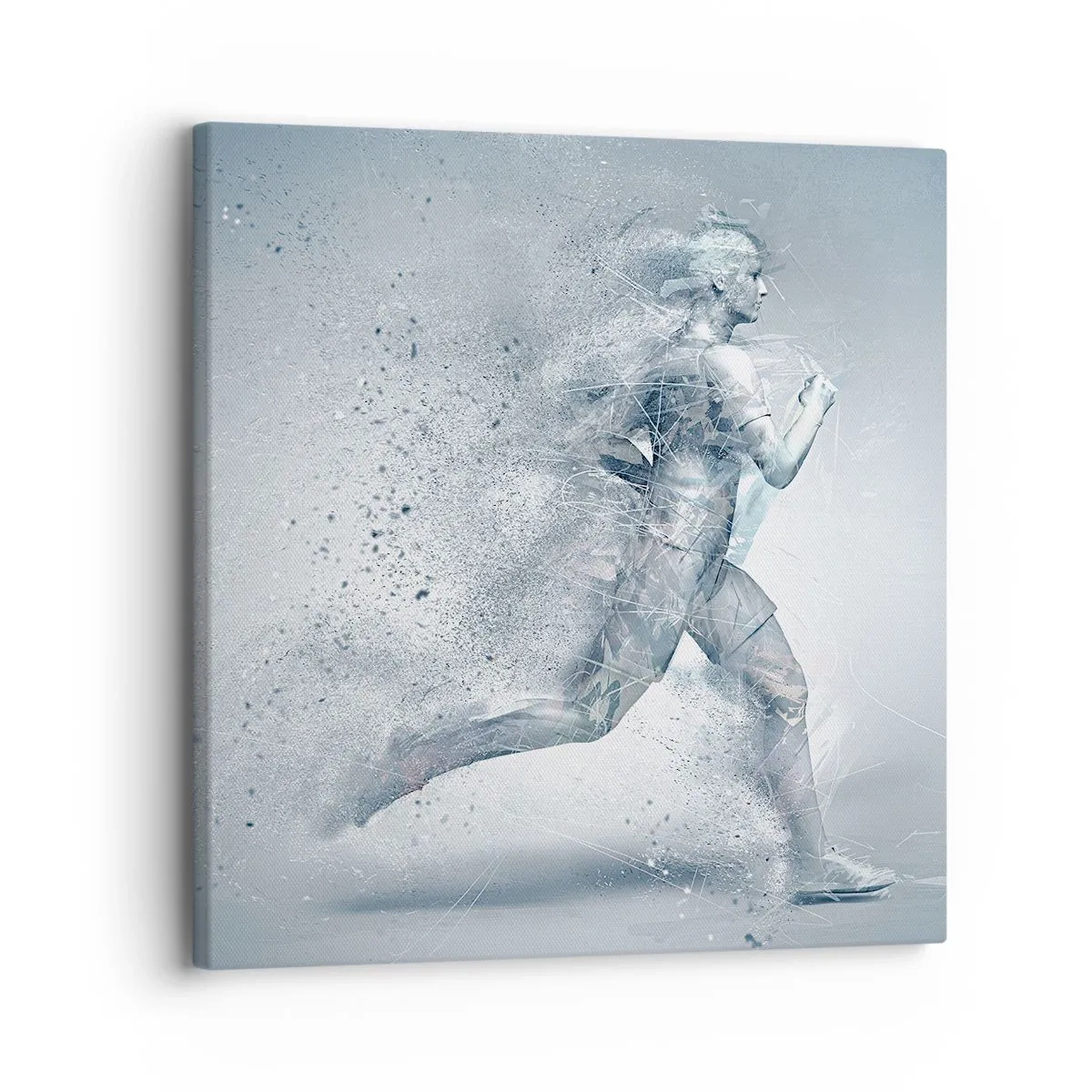 Quadro em tela - Energia limpa como um cristal - 30x30 cm