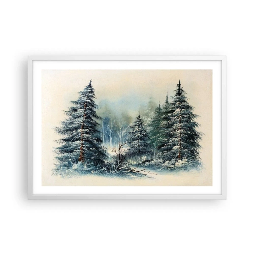Pôster em moldura branca - Prontas para o Natal - 70x50 cm