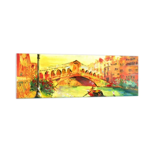 Quadro em vidro - Romaria dos amantes - 160x50 cm