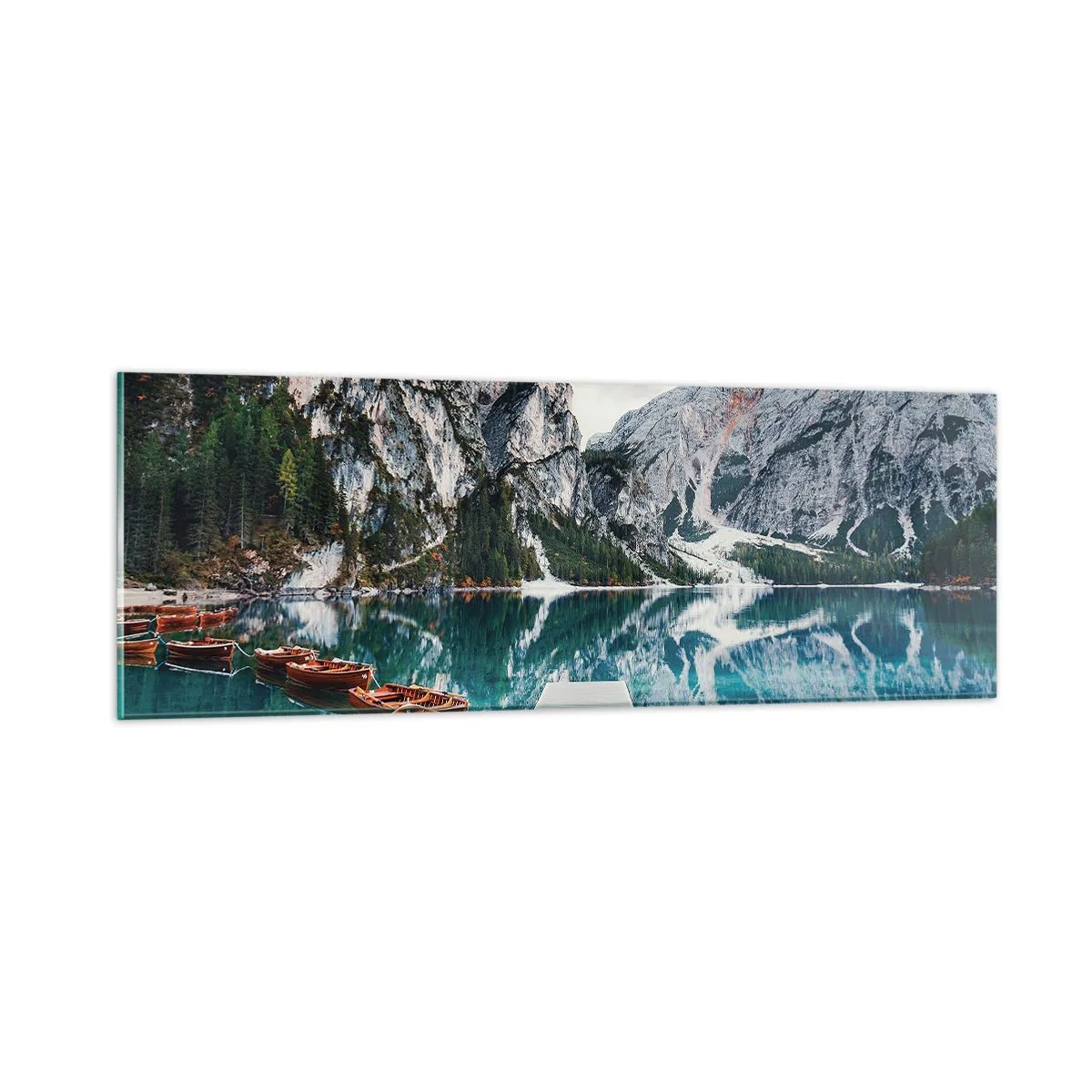 Quadro em vidro - Vamos mostrar-lhe a beleza - 90x30 cm
