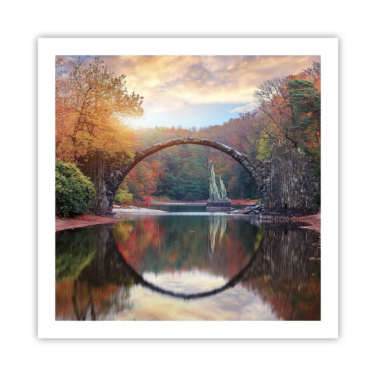 Pôster - Do outro lado do espelho - 60x60 cm