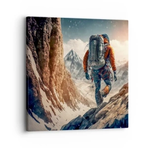 Quadro em tela - Guerreiro solitário - 30x30 cm