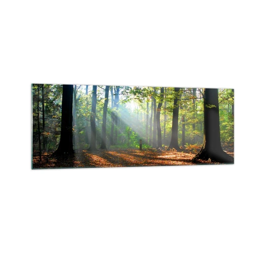 Quadro em vidro - Luzes e sombras - 140x50 cm