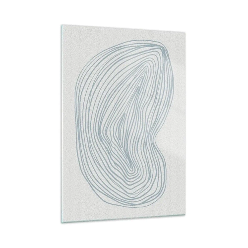 Quadro em vidro - Deixe cair o sorriso - 50x70 cm