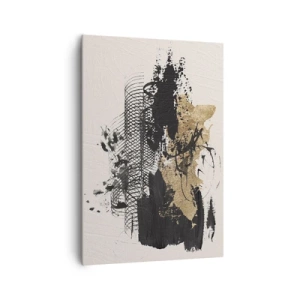 Quadro em tela - Composição com paixão - 70x100 cm