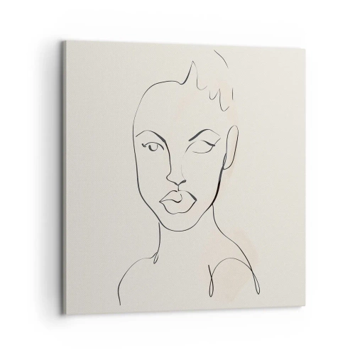 Quadro em tela - Esboço da sensualidade - 60x60 cm