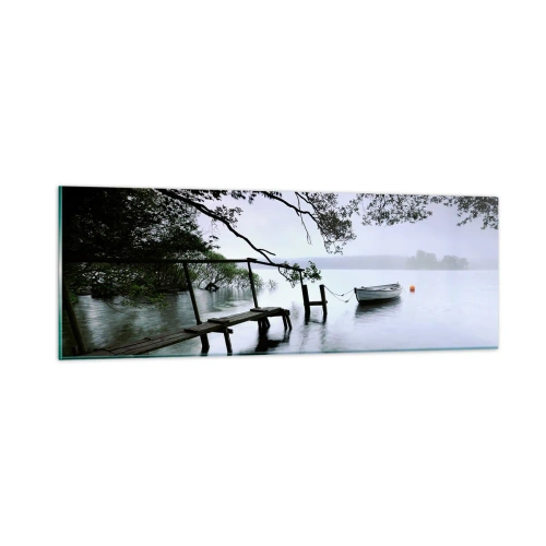 Quadro em vidro - Descanso imediato - 90x30 cm