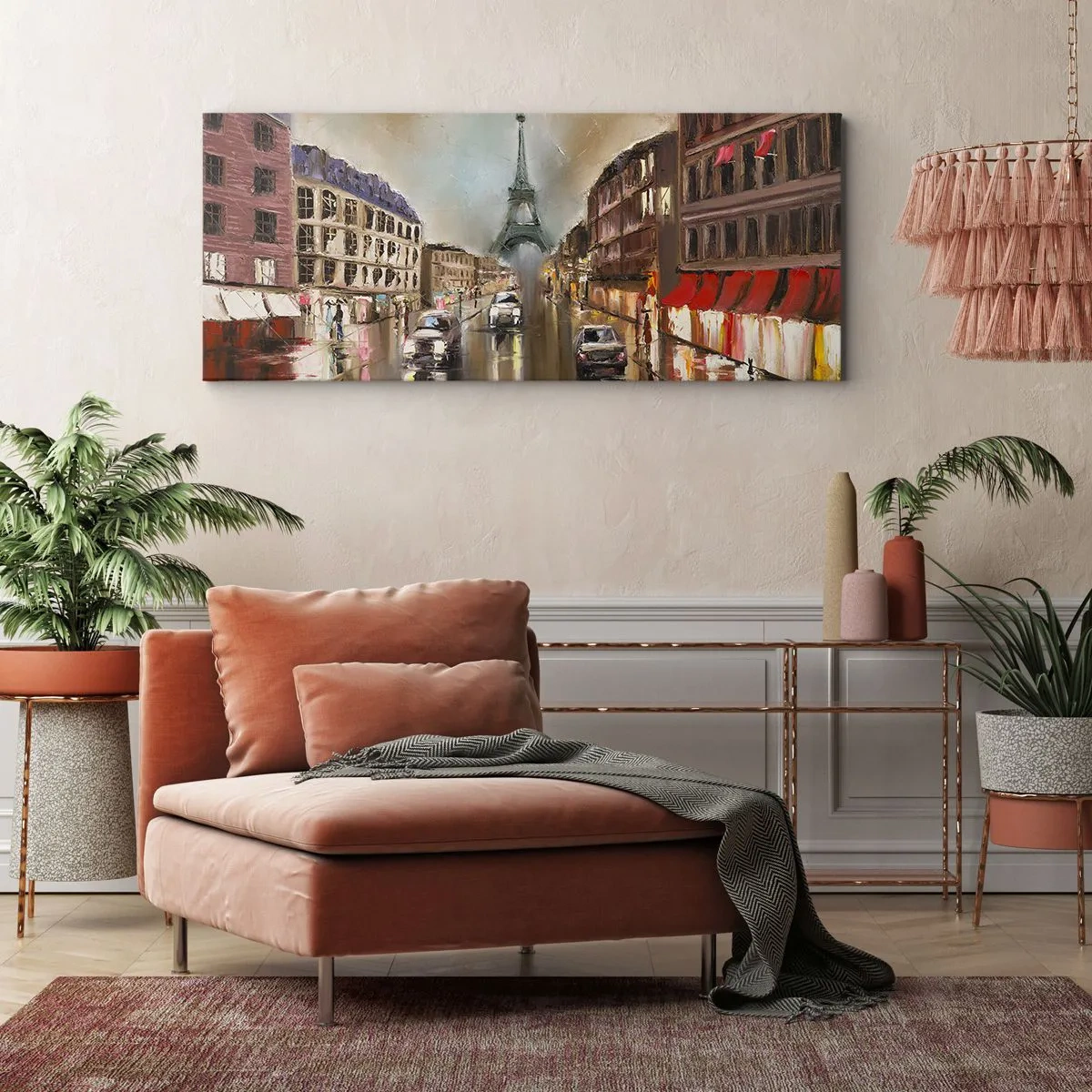 Quadro em tela - Só ela importa - 100x40 cm