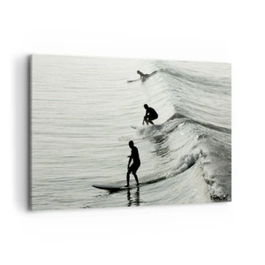 Quadro em tela - Para conhecer a onda - 100x70 cm