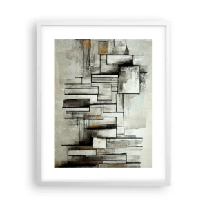 Pôster em moldura branca - O poder da simplicidade - 40x50 cm