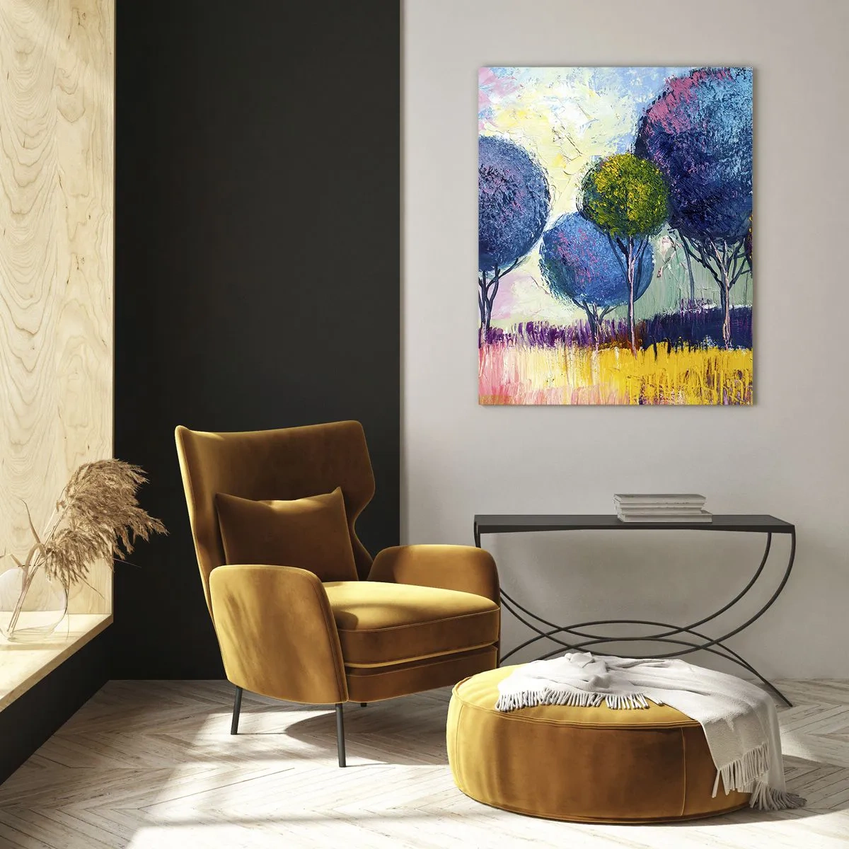 Quadro em vidro - Esfera - a forma ideal - 50x70 cm