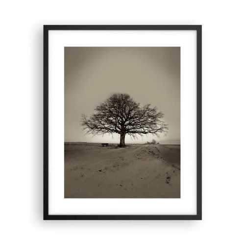 Pôster com moldura preta - Daqui para a eternidade - 40x50 cm