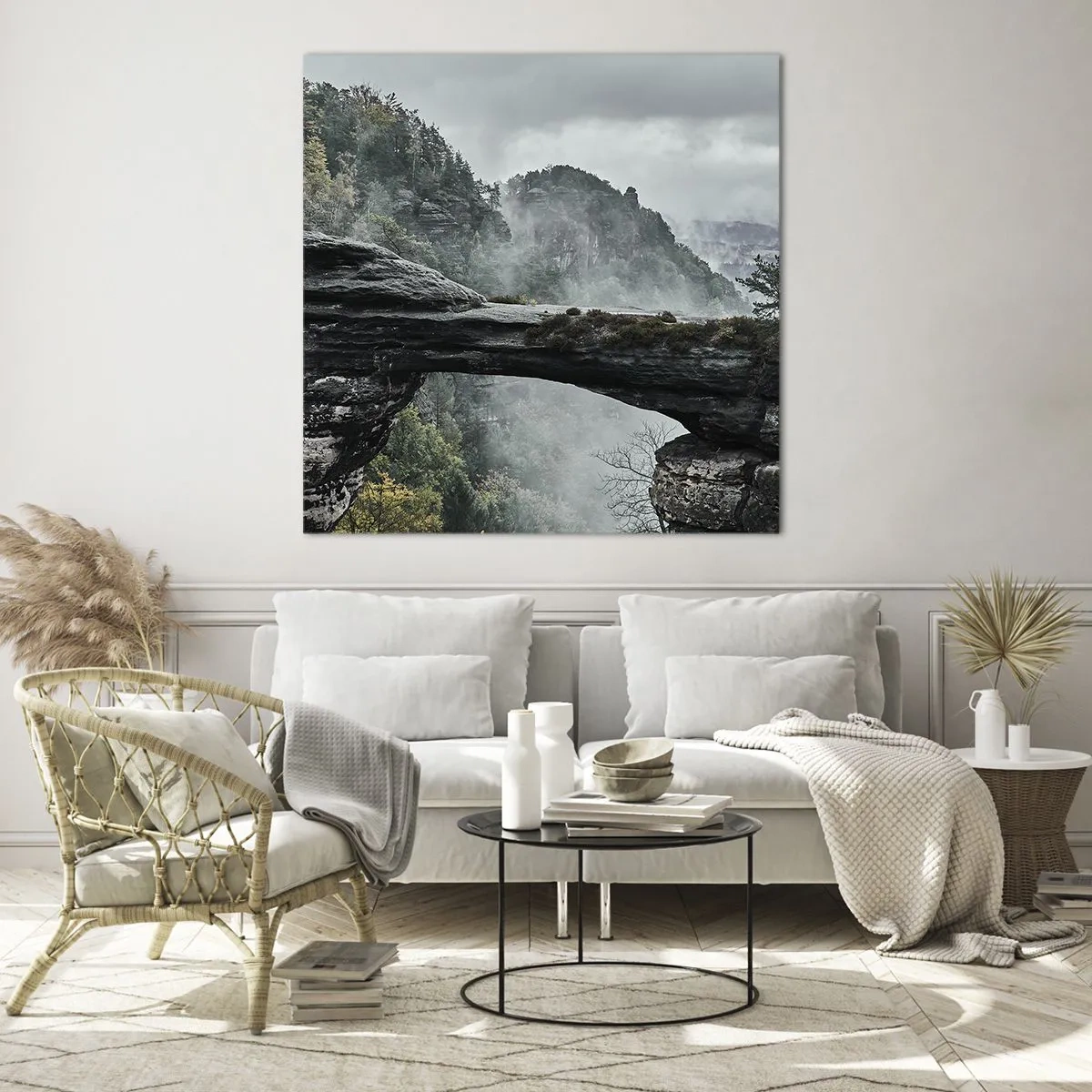 Quadro em vidro - A aventura está prestes a começar - 40x40 cm
