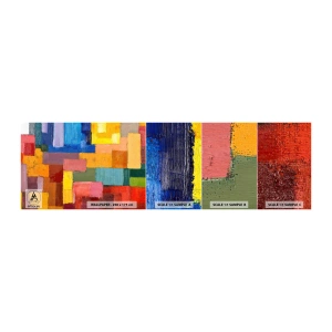 Amostra de Papel de Parede Standard Eco - Cada um diferente, todos coloridos - Abstração, Pedaço, Padrão Moderno - 100x30 cm