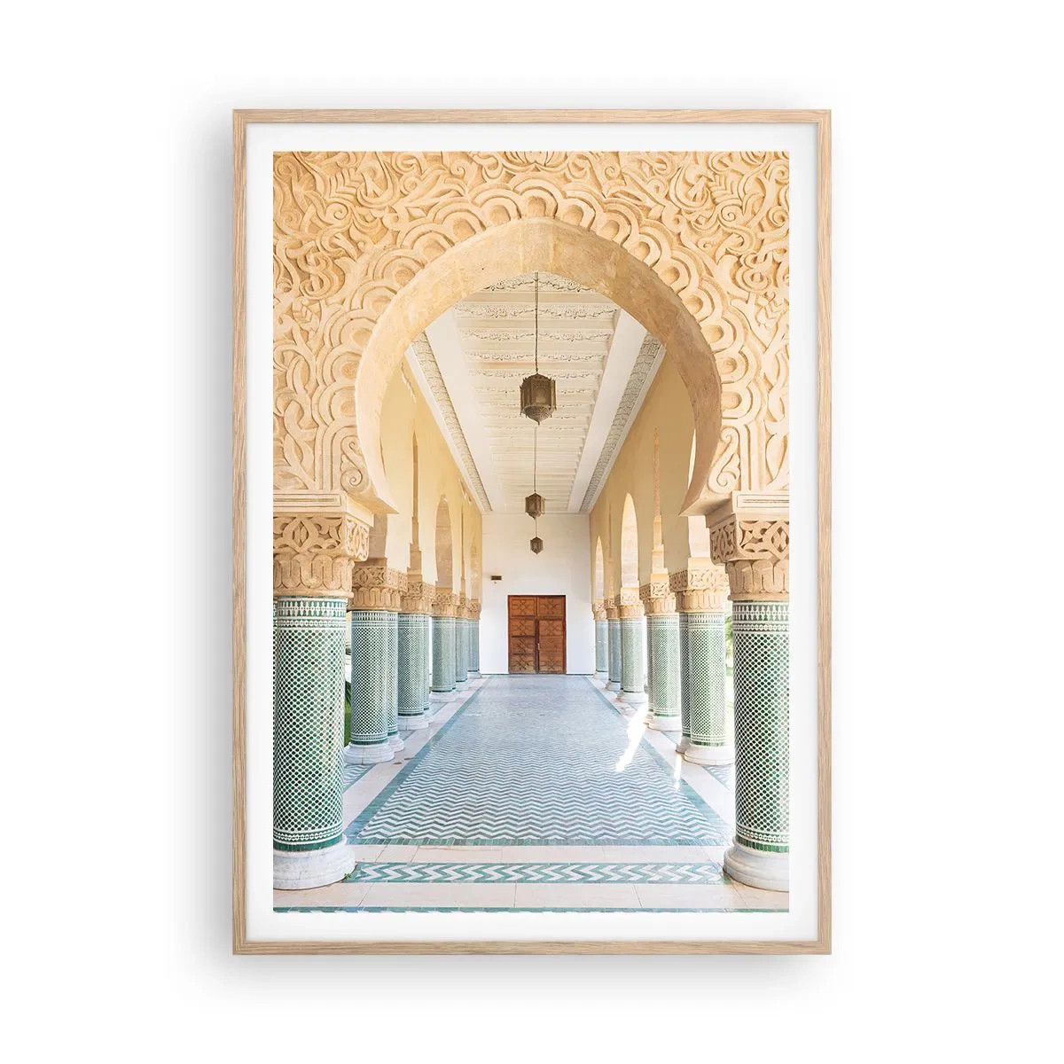 Pôster com moldura de carvalho claro - Das histórias de Scheherazade - 70x100 cm