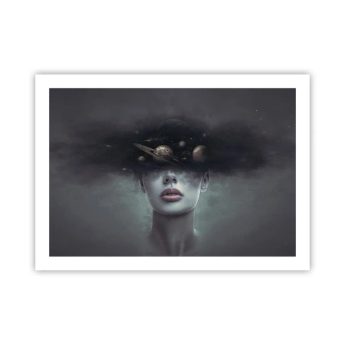 Pôster - E os planetas estão a enlouquecer... - 70x50 cm