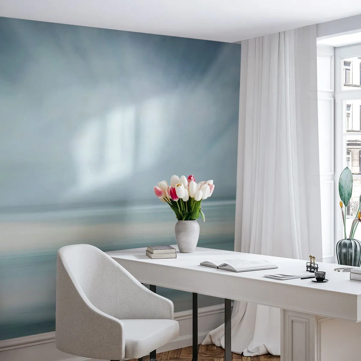 Papel de Parede Standard Eco - Paz ao horizonte - Brilhante, Pedaço, Céu - 150x105 cm