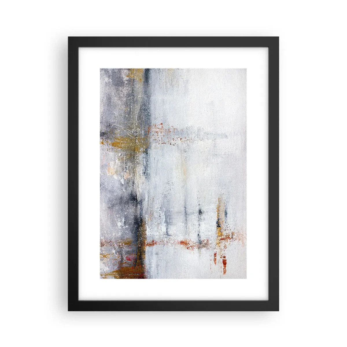 Pôster com moldura preta - Atrás da cortina de ar - 30x40 cm