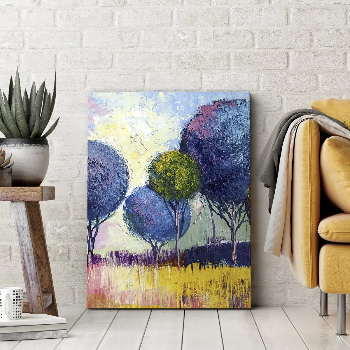 Quadro em tela - Esfera - a forma ideal - 55x100 cm