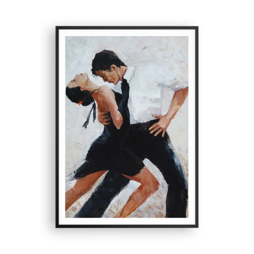 Pôster com moldura preta - O tango dos meus sonhos - 70x100 cm