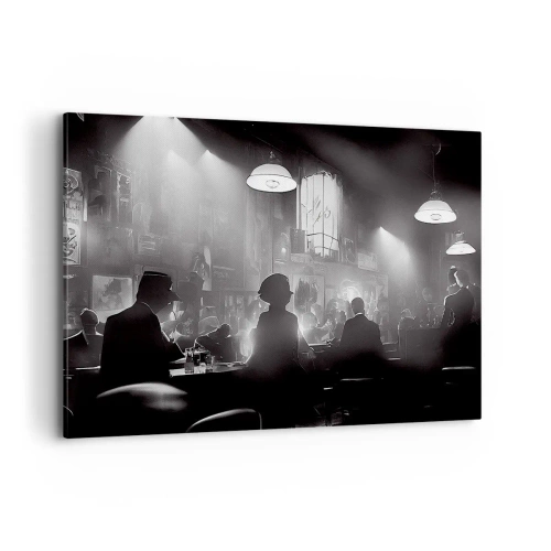 Quadro em tela - Em uma atmosfera de jazz - 100x70 cm
