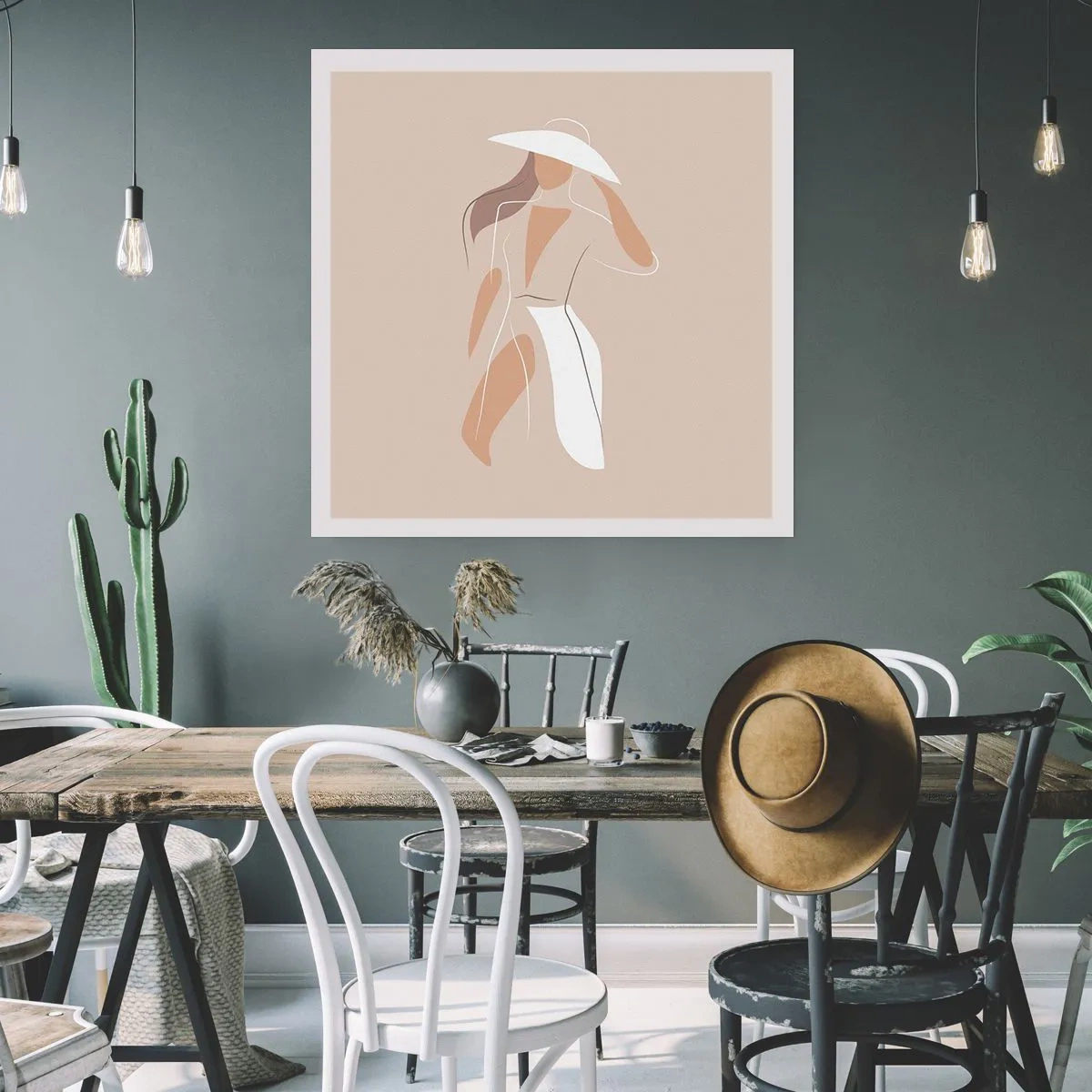 Pôster - A moda é diversão - 60x60 cm